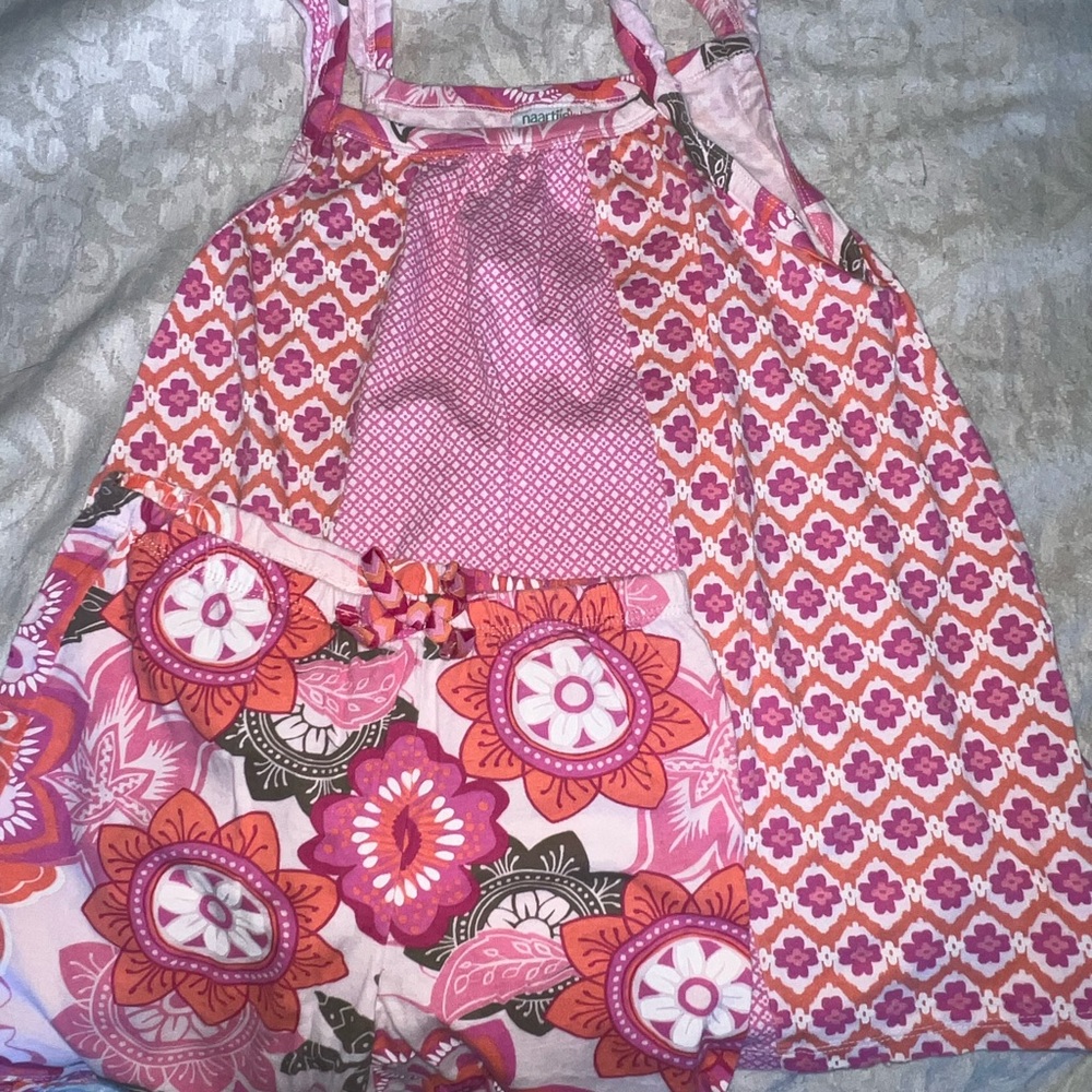 Naartjie 2-pc short set - pinks - size 8-9 (XXL -XXXL) excellent condition